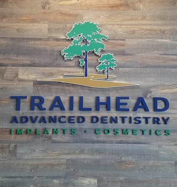 Trailhead Advanced Dentistry of Indian Trail, NC - Interior Feature Wall Sign
