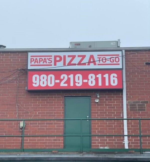 Panels for Cabinet Sign - Papa's Pizza To Go