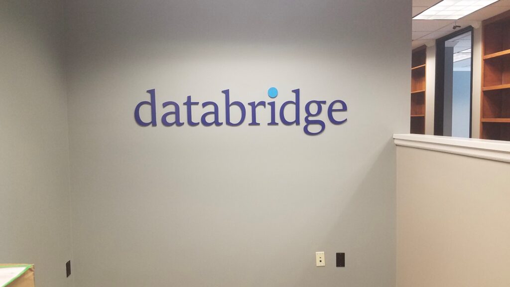 Custom Painted Acrylic Logo Sign – Databridge of Charlotte