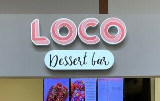 Loco Dessert Bar Sign
