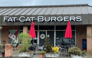 LED Channel Letter Sign for Fat Cat Burgers of Charlotte