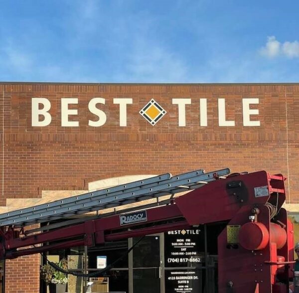 Acrylic Letters / Sign for Best Tile of Charlotte