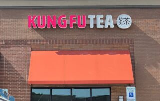Channel Letter Sign for Kung Fu Tea of Fort Mill, SC – by JC Signs