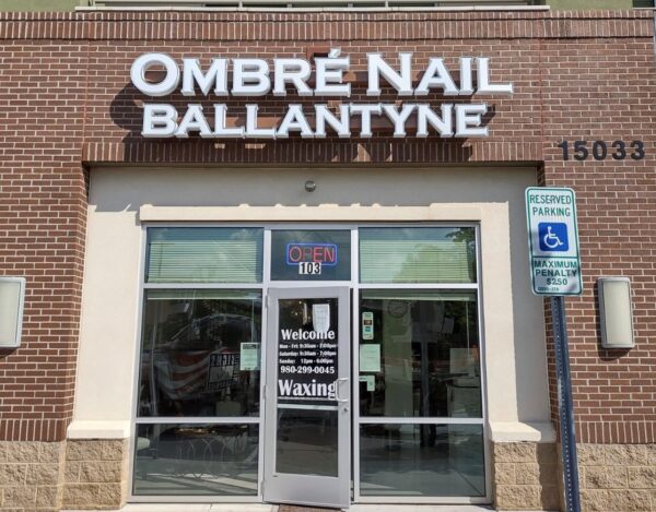 Channel Letter Sign for Ombre Nail Ballantyne