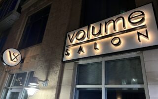 Exterior Signage for Volume Salon of Charlotte - by JC Signs