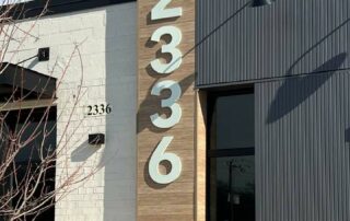 Painted Aluminum Building Numbers '2336'