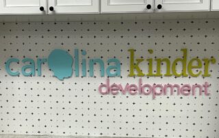 Interior Feature Wall Sign for Carolina Kinder Development - JC Signs 2022