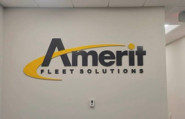 Interior Feature Wall Sign for Amerit Fleet Solutions of Charlotte - JC Signs 2022