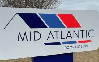 Monument Sign for Mid-Atlantic Roofing Supply - JC Signs 2022