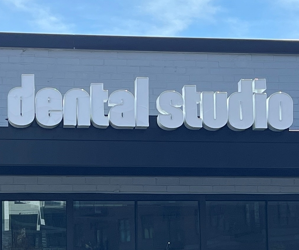 Channel Letter Sign for Dental Studio of Charlotte - JC Signs 2022