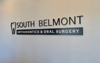 Interior Feature Wall Sign for South Belmont Orthodontics - JC Signs 2022