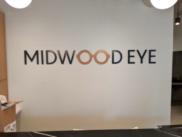 Interior Feature Wall Sign for Midwood Eye - JC Signs 2022