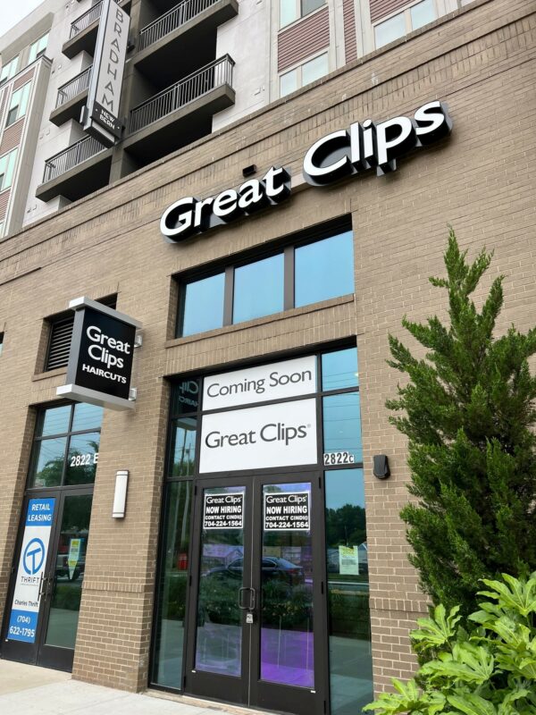 Custom Exterior Signage for Great Clips Charlotte - JC Signs 2022