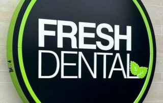 LED Cabinet Sign for Fresh Dental of Huntersville NC - JC Signs 2022