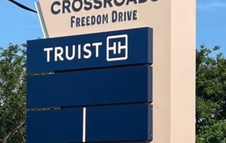 Custom Made Pylon/Monument Sign for Crossroads Freedom Drive - JC Signs 2022