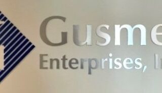 Interior Feature Wall Sign for Gusmer Enterprises - JC Signs 2022