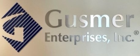 Interior Feature Wall Sign for Gusmer Enterprises - JC Signs 2022