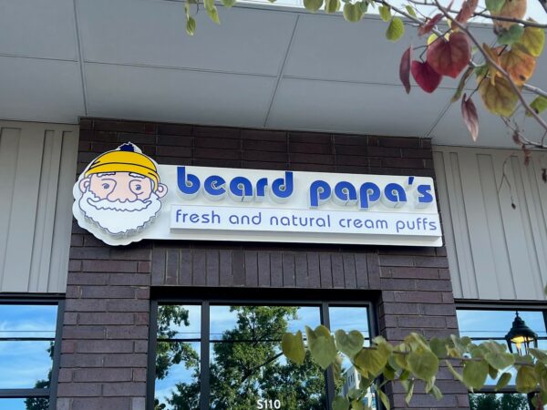 Exterior Signage for Beard Papa’s of Charlotte – JC Signs 2022