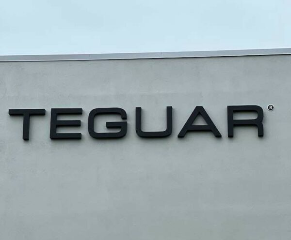 Aluminum Non-Lit Letters for Teguar of Charlotte