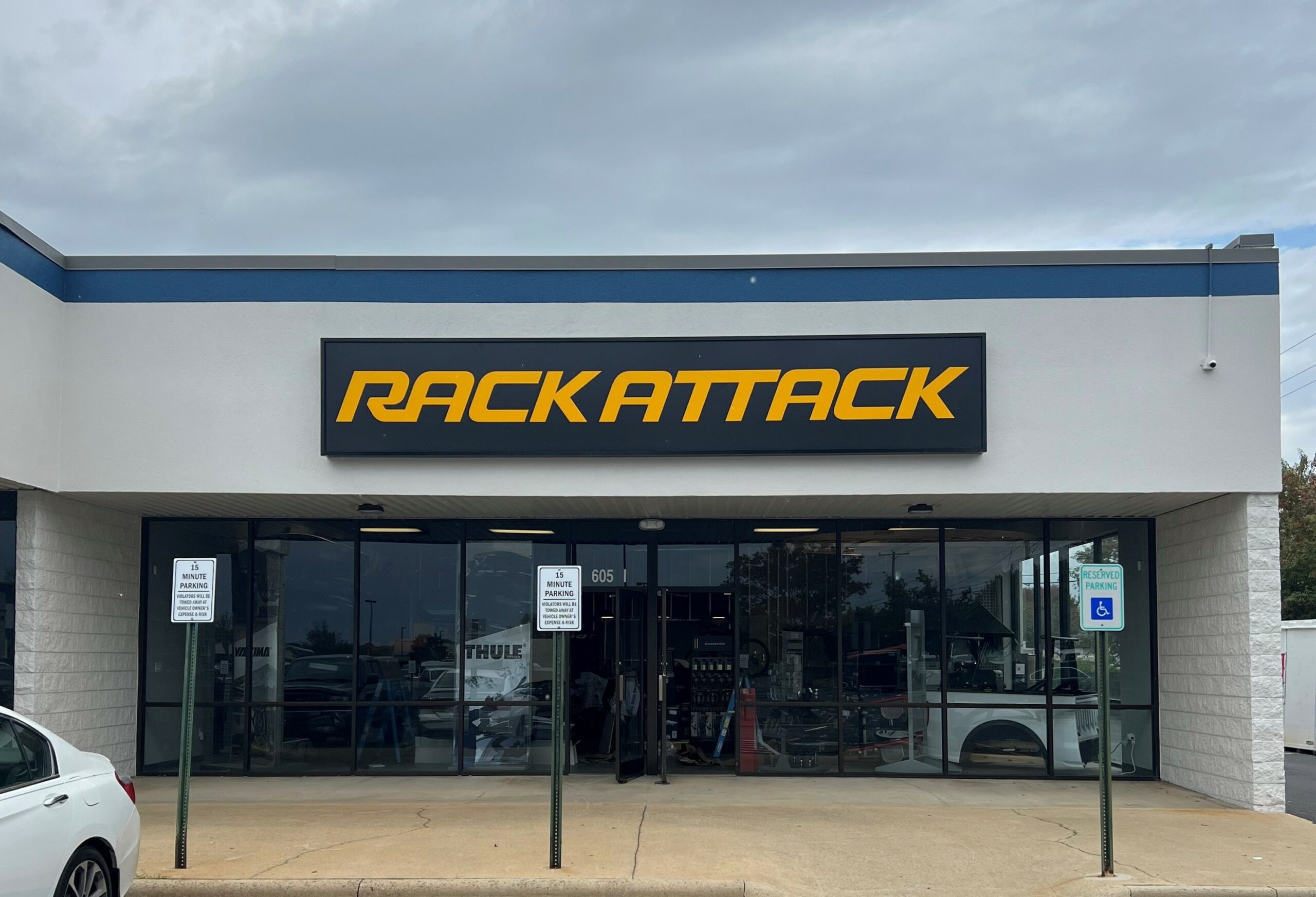 [Install Only] LED Wall Sign for Rack Attack of Pineville, NC - JC Signs 2022