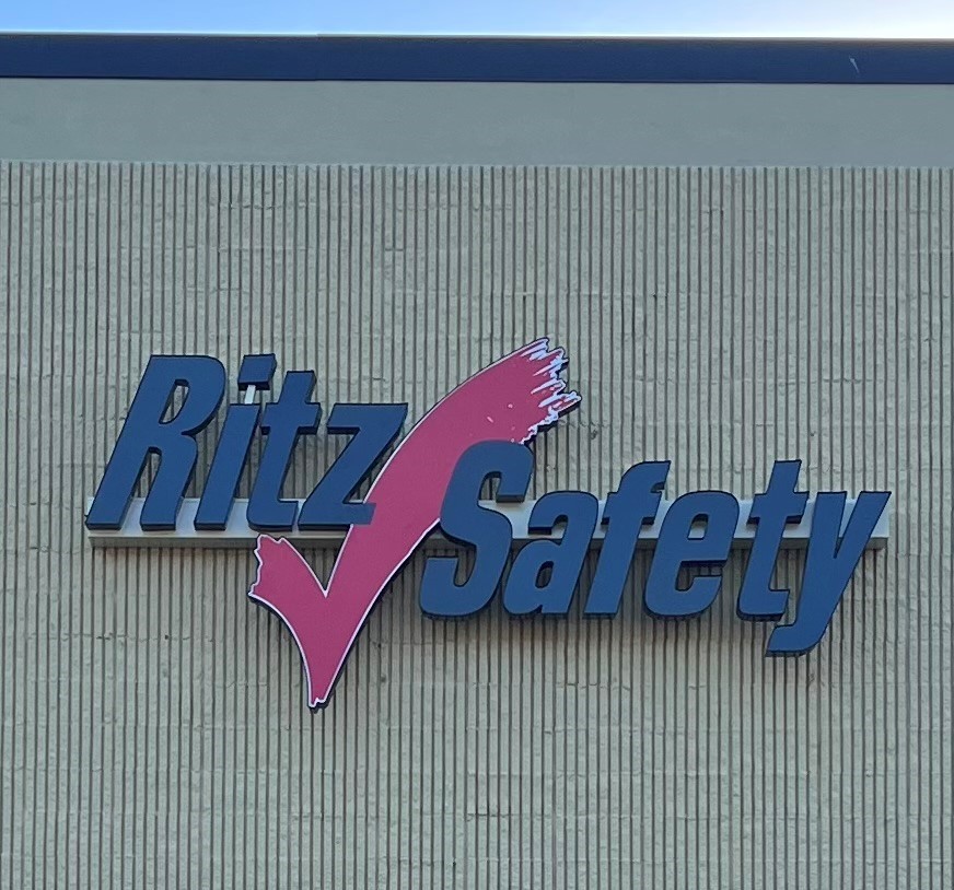 Channel Letter Sign for Ritz Safety of Charlotte - JC Signs 2022