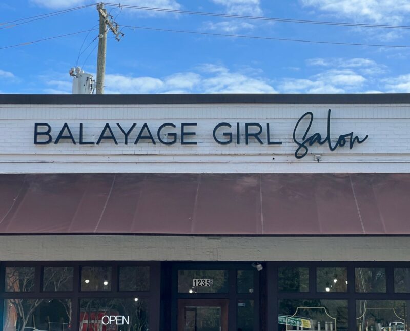 Halo Lit Channel Letter Sign for Balayage Girl Salon – JC Signs 2022