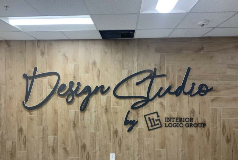 Interior Feature Wall Sign for Design Studio – JC Signs 2022