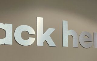 Brushed Aluminum Letters for Jack Henry of Charlotte, NC - JC Signs 2022