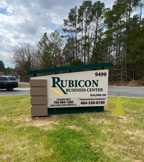 Directional/Monument Signage for Rubicon Business Center – JC Signs 2023