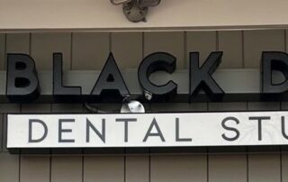 Channel Letter Sign for Black Dog Dental Studio of Charlotte - JC Signs 2023
