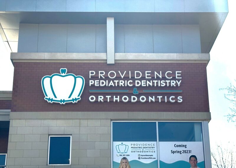 Channel Letter Sign for Providence Pediatric Dentistry - JC Signs 2023