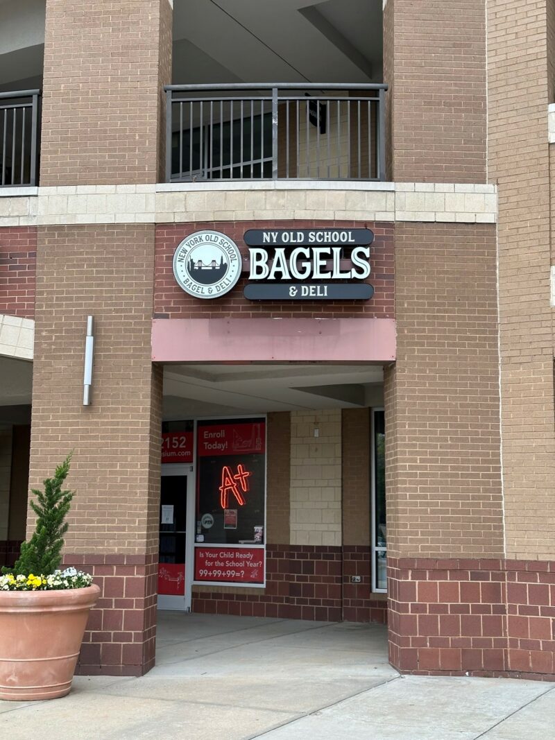 Channel Letter Sign for NY Old School Bagels & Deli (Charlotte) - JC Signs 2023