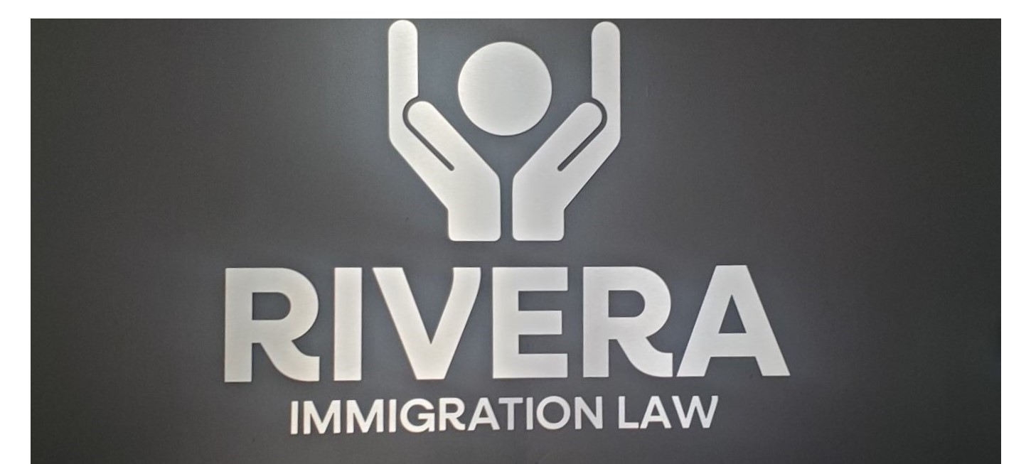 Brushed Aluminum Signage for Rivera Law of Monroe, NC (JC Signs 2023)