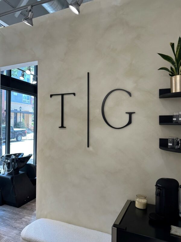 Interior Acrylic Signage for Tusk & Gold Salon – JC Signs 2023