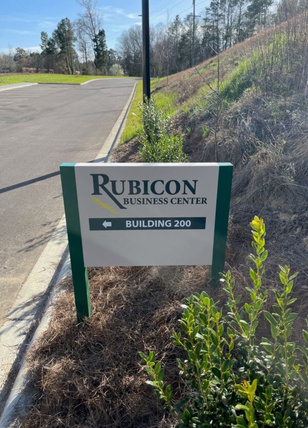Post & Panel Sign for Rubicon Business Center of Indian Land, SC - JC Signs 2023