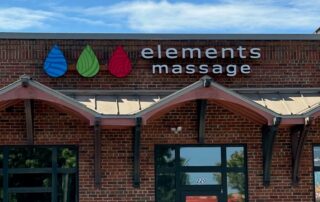 Channel Letter Sign for Elements Massage of Cornelius, NC